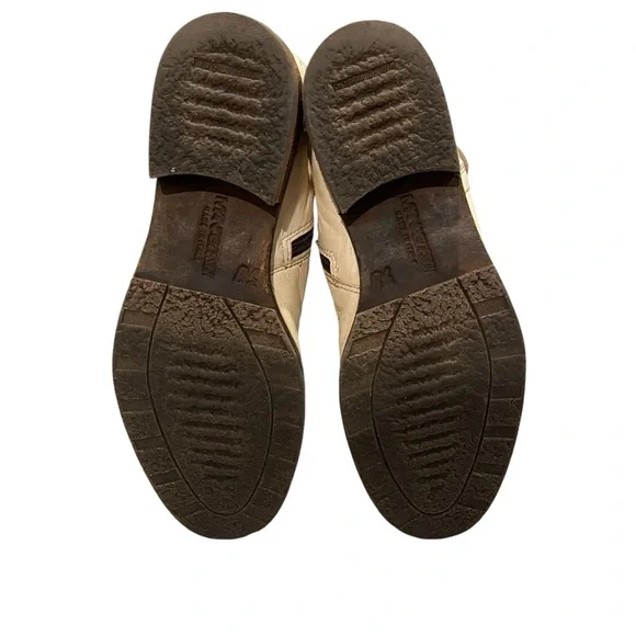 Manas Tall Fold-Down Faux Fur Lined Leather Boots, Sz 38 - Picture 12 of 16